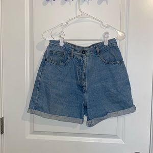 Vintage AnnTaylor High waisted button up shorts